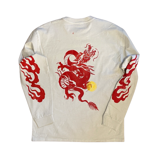 Year Of The Dragon Longsleeve - White