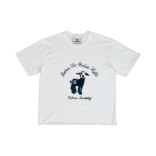 Black Sheep Organic Cotton T Shirt (Cropped)