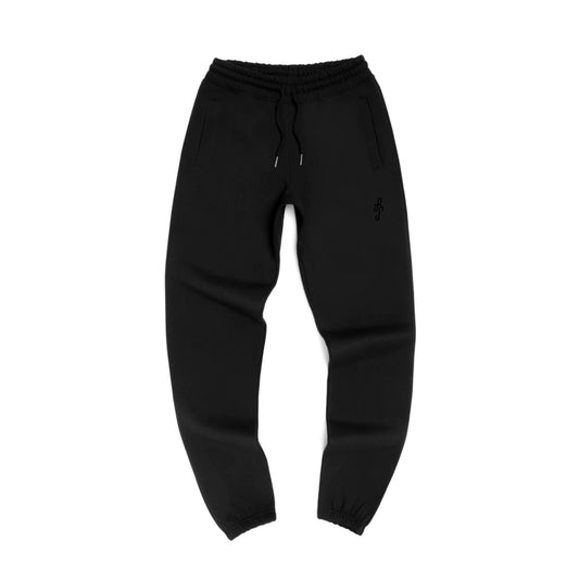 Small Logo Supima Cotton Sweatpants - Black