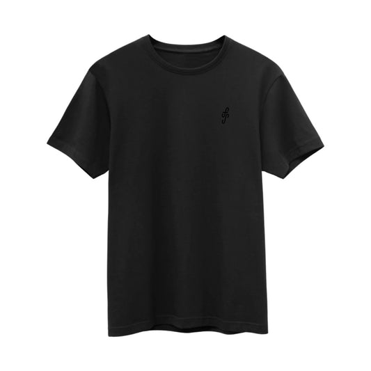 Small Logo Supima Cotton T Shirt - Black