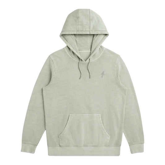 Small Logo French Terry Hoodie - Sage